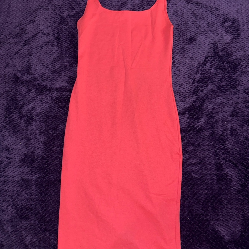 Zara Vibrant Pink Midi Dress